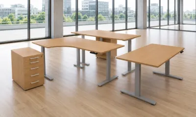 Teamarbeitsplatz DSM4 für 3 Personen Milieubild