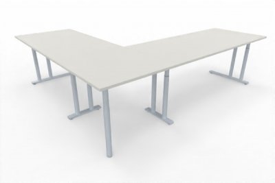 Winkelschreibtisch 260x220 cm TEN8 Weiß