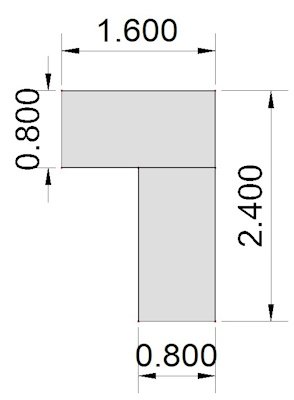 Winkelschreibtisch DSM 160x240 cm elektrisch höhenverstellbar Zeichnung Stellfläche
