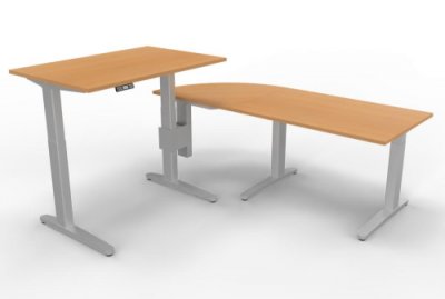 Winkelschreibtisch XBM5 Buche