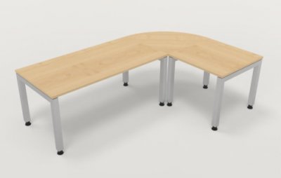 Winkelschreibtisch Schreibtischkombination J2 Ahorn