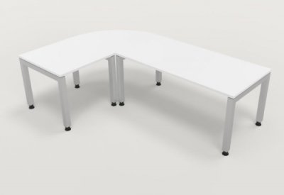 Winkelschreibtisch Schreibtischkombination J2 Weiss