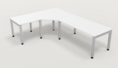 Winkelschreibtisch Schreibtischkombination J4 Weiss