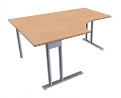 Winkelschreibtisch TEN 160 cm, links Buche