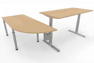 Winkelschreibtisch VXY2 Schreibtischkombination 243 x 200 cm Ahorn