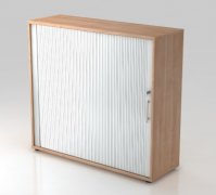 Rollladenschrank Klassik 3 OH Nussbaum