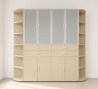 Büro-Schrankwand M20 Breite 240 cm Milieubild