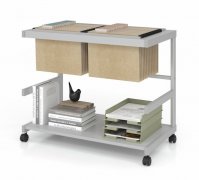 Bürowagen Hängemappenwagen ein Hängeregister ein Boden