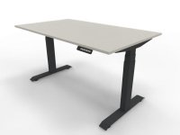 elektrisch höhenverstellbarer Schreibtisch Move4 140x80 cm Weiß-Anthrazit
