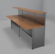 Empfangstheke KMG1 Breite 232 cm