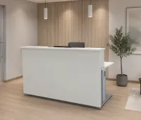 Empfangstheke Solid 180 cm gerade Milieubild