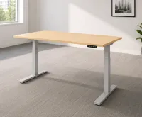 Ergonomischer Schreibtisch 160 x 80 cm Milieubild