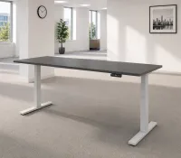 Ergonomischer Schreibtisch 200 x 80 cm Milieubild