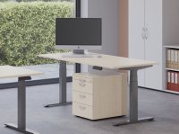 höhenverstellbarer Schreibtisch Elevate Plus 120 x 80 cm Milieubild