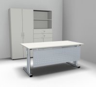 Komplettbüro Büromöbel-Set GS11 Weiss