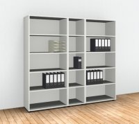 Regalwand Mega G34 Weiss