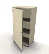 Aktenschrank TEN 3 Ordnerhöhen 60 cm Schloss rechts Ahorn
