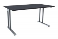 Schreibtisch TEN 140 cm onyxgrau