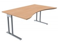 Schreibtisch TEN Ergo 160 cm Buche