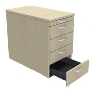Standcontainer Mega mit Schubladen Ahorn