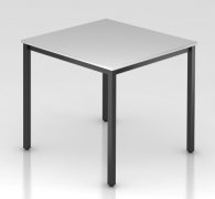Besprechungstisch Erfurt 80x80 cm Lichtgrau
