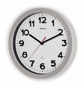 Quarz-Wanduhr MAULstep silber