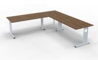 Schreibtischkombination GS14 Nussbaum